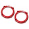 Retainer, LED light pod (red-anodized 6061-T6 aluminum) (2)