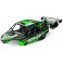 Body, Pro Scale Sand Car, green (painted, decals applied) (assembled