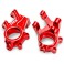 Steering blocks, 6061-T6 aluminum (red-anodized) (left & right)/ 3x8m