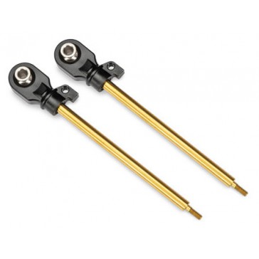 Shock shafts, GT-Maxx, 110mm (assembled with rod ends & hollow balls)