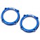 Retainer, LED light pod (blue-anodized 6061-T6 aluminum) (2)