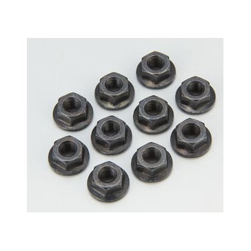 Flanged Nuts M4x4.5mm (10)