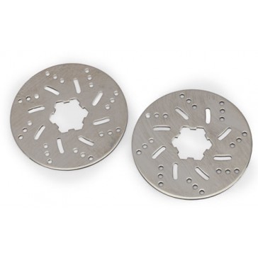 Brake disc, front (stainless steel) (2)