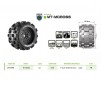 MT-MCROSS REMOVABLE HEX 17mm 1/8 0" & 1/2" OFFSET