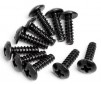 Round Head Self-Tapping Screw M3x10mm (10Pcs)