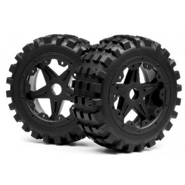BLACKOUT XB MOUNTED WHEEL AND TYRE SET (FRONT) PR