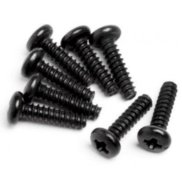 Round Head Screw M2x8mm (8Pcs)