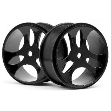 Black Wheels 2 Pcs (Vader XB)