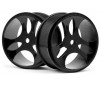 Black Wheels 2 Pcs (Vader XB)