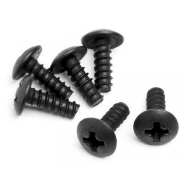 Round Head Screw M3x8mm (6Pcs)
