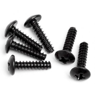 Round Head Screw M3x12mm (6Pcs)