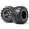 Mounted Wheels and Tyres 2 Pcs (Blackout MT)