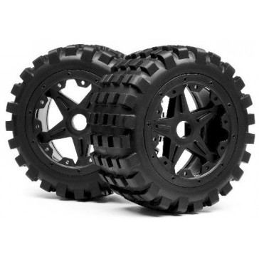 BLACKOUT XB MOUNTED WHEEL AND TYRE SET (REAR) PR