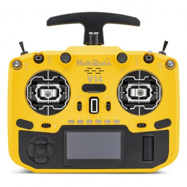 V14 MAX OLED 2,4GHz ELRS LBT Radio (Multimode - M2) - Black/Jaune