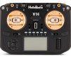 V14 MAX R9 OLED 2,4GHz ELRS LBT Radio (Multimode - M2) - Black/gold