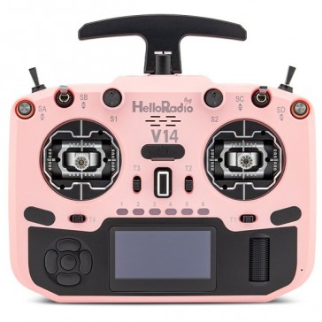 V14 MAX R9 OLED 2,4GHz ELRS LBT Radio (Multimode - M2) - Black/Pink