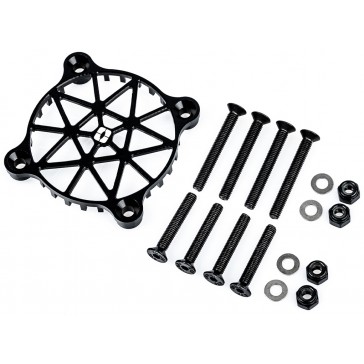 Aluminium safety mesh V2 for 40mm fan - black