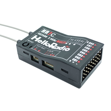 HR7C 4in1 2,4GHz 7Ch. Receiver - Black