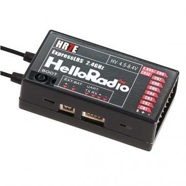 HR7E ELRS 2,4GHz 7Ch. Receiver - Black