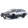 First Mini-Z 1:28 Initial-D Sprinter Trueno AE86 WH/BK Carbon