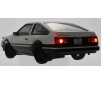 First Mini-Z 1:28 Initial-D Toyota Sprinter Trueno AE86 WH/BK