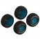 dBoots 'FORTRESS' Glued Tire Set Blue (2 Pairs)