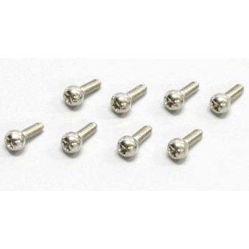 5.8mm Pillow Balls (8) Silver Colour