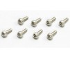 5.8mm Pillow Balls (8) Silver Colour