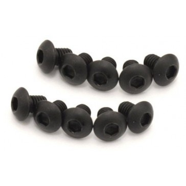 Hex Button Screws M3x4mm (10)