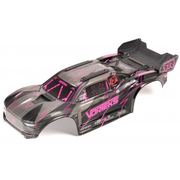 1/10 Painted Decaled Trimmed Body Set with Hidden Body Mount Pink/Bla