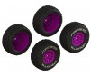 dBoots 'FORTRESS' Glued Tire Set Purple (2 Pairs)