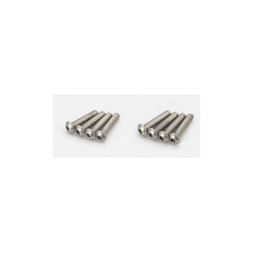 Vis Titane Tete Bombee Hex M3x15mm (8)