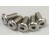 Hex Button Screws Titanium M2.6x6mm (5)
