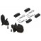 Wing mirror and door handle set