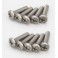 Vis Metal Titane Tete Bombee M3x12mm (10)