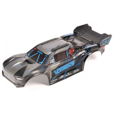 1/10 Painted Decaled Trimmed Body Set with Hidden Body Mount Blue/Bla