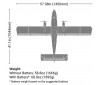 DHC-6 Twin Otter 1.4m BNF Basic with AS3X+ and SAFE Select Combo with