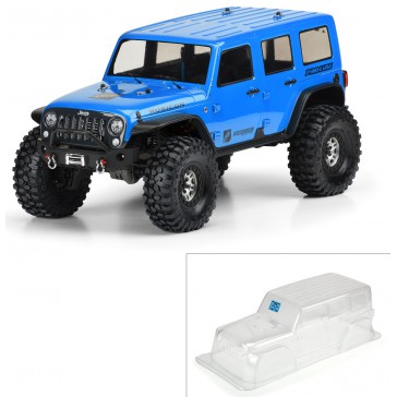 1/10 Jeep Wrangler Unlimited Rubicon Clr Body 12.8 WB TRX-4