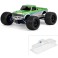 1/8 1972 Chevy C-10 Long Bed Clear Body: Monster Truck