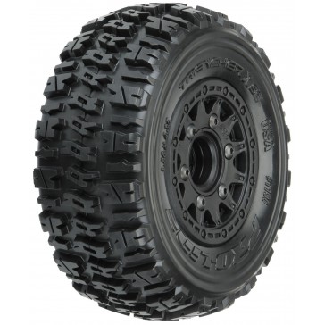 1/10 Trencher X Front/Rear 2.2/3.0 SC Mounted 12mm Black Raid (2)