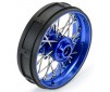 1/4 Pro-Spec Aluminum V2 Bead Front Wheel Blue/Blue (1): Promoto-SM