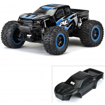 1/5 Pre-Cut 2017 Ford F-150 Raptor Tough-Color Black Body: X-MAXX