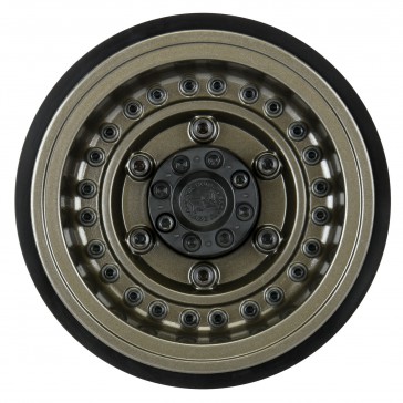 1/6 Black Rhino Armory Alum 2.9 Dual Offset SCX6 Wheels (2) Gunmetal