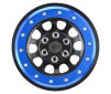1/6 Steelies Stamped Steel 2.9 Dual Offset SCX6 Wheels Blue/Black
