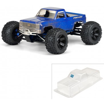 1/8 1980 Chevy Pick-up Clear Body: Monster Truck