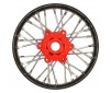 1/4 Pro-Spec Aluminum V2 Bead Front Wheel Black/Red (1): Promoto-SM