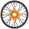 1/4 Pro-Spec Aluminum V2 Bead Rear Wheel Black/Gold (1): Promoto-SM