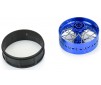 1/4 Pro-Spec Aluminum V2 Bead Rear Wheel Blue/Blue (1): Promoto-SM
