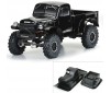 1/10 1946 Dodge Power Wagon Black Body 12.3 (313mm) WB Crawlers