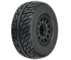 1/10 Street Fighter Fr/Rr 2.2/3.0 SC Mounted 12mm Black Raid (2)